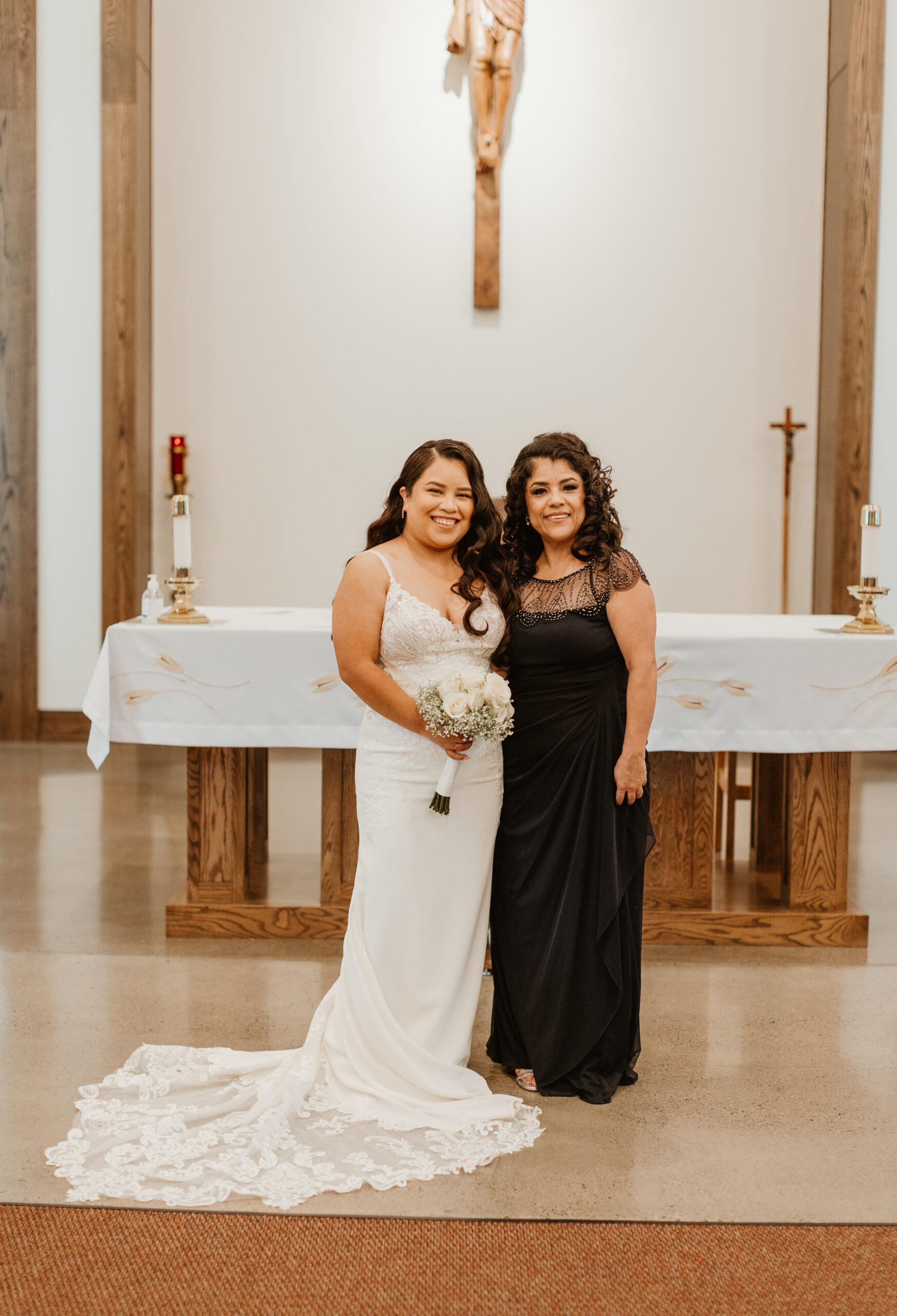 bride with her mother in law